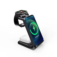 Usine Vente Chaude Chargeur Sans Fil 3 en 1 Stand Dock pour Apple Watch 8 AirPods IPhone15 14 13 Station De Charge Rapide À Induction