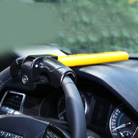 Vente chaude antivol voiture frein serrure Durable T forme réglable voiture véhicule volant serrure pour voitures