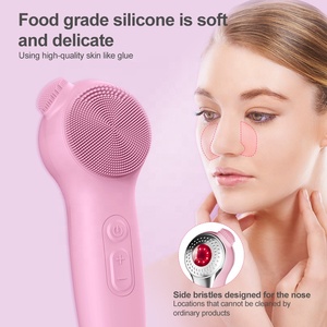 Brosse nettoyante électrique rechargeable en silicone pour le visage, étanche, outil de soin de la peau, instrument de <span class=keywords><strong>nettoyage</strong></span> du visage - Product Image 3
