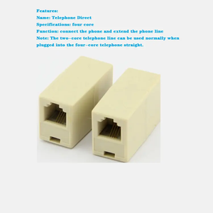 Đầu Nối Mở Rộng Điện Thoại F-F Bộ Chuyển Đổi RJ45 RJ11 Đầu Tinh Thể Elephone Mô-đun - Product Image 4