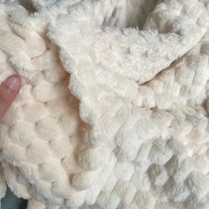 Haute qualité polyester double face tissu jacquard brosse flanelle vêtements pyjamas couverture nid pour animaux de compagnie - Product Image 5