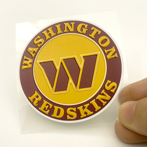 Custom Clothing Hot Press Label Iron On Patches 3d Logo Rubber TPU Vinyl Uv Silicone Heat Transfer Sticker For Jersey Caps