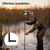Décoy de chasse au canard électrique 3D premium amélioré, matériau PE durable et imperméable, couleur personnalisée disponible, prix de gros d'usine