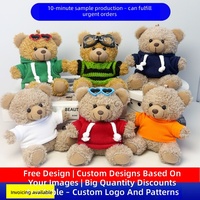 Pendentif Ours en Peluche de Haute Qualité avec Lettre Personnalisée, Breloque de Sac Multicolore pour Détaillants