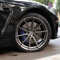 Jantes en alliage d'aluminium forgé Wheelforce CF-3 19-20 pouces 5x112, concaves profondes, bronze mat, légères, pour M2 G87
