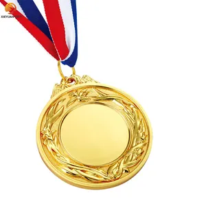 Xieyuan المهنية تخصيص 65 مللي متر القطر الذهب و الفضة كرة السلة ميداليات الرياضة البطولة أنشوطة حسب الطلب المعادن ميدالية