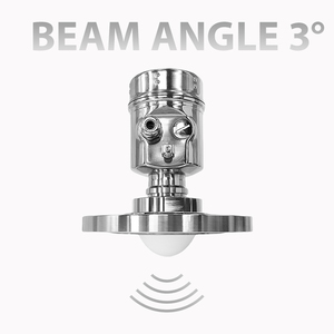 Máy đo mức radar 80GHz Cảm biến ODM Bình công nghiệp Góc chùm tia 3 Độ chính xác 1mm Bảo vệ IP68 Phạm vi đo mức 0-120m - Product Image 3