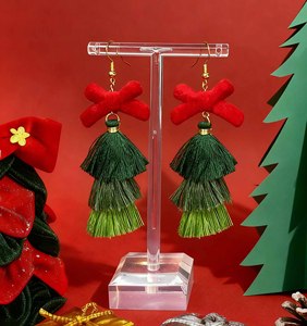 Pendientes de Borla Multicapa de Moda, Joyería de Moda, Pendientes Largos con Cuentas Coloridas para Carnaval, Regalos para el Día de San Valentín - Product Image 5