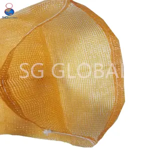 Red yellow green orange 10kg 25kg 50kg mesh onion bags roll wholesale