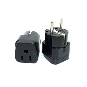 Adaptateur de prise US vers EU Prise de conversion de convertisseur de <span class=keywords><strong>voyage</strong></span> américain vers européen avec deux broches rondes <span class=keywords><strong>France</strong></span>, Allemagne, <span class=keywords><strong>Corée</strong></span> <span class=keywords><strong>du</strong></span> <span class=keywords><strong>Sud</strong></span> - Product Image 1