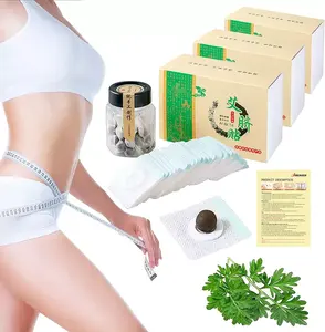 Mugwort 배꼽 패치 높은 효과적인 배꼽 슬리밍 패드 최고의 해독 배꼽 슬리밍 패치