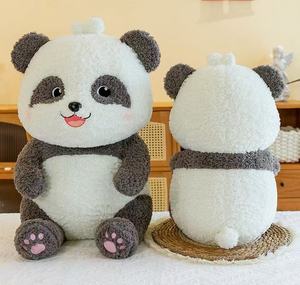 Peluche Gigante di <span class=keywords><strong>Panda</strong></span> Carino e Sorridente con Zampe <span class=keywords><strong>Rosa</strong></span>, Morbido e Soffice, Regalo Decorativo - Product Image 6