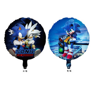 Nouveaux ballons en feuille de <span class=keywords><strong>Sonic</strong></span> the Hedgehog, jouet pour enfants, décoration de fête, ballons en gros - Product Image 5