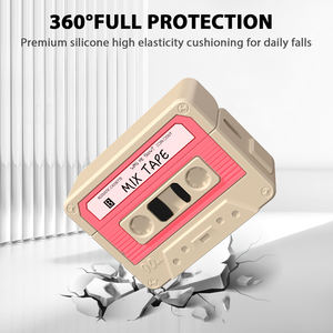 Étui de protection en silicone anti-chute écologique <span class=keywords><strong>VILO</strong></span> pour 2e génération, motif cassette amusant et mignon, dessin animé - Product Image 4