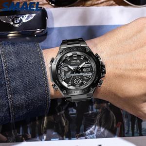Relojes SMAEL 8097 para hombre, reloj de pulsera de cuarzo de acero inoxidable de lujo, calendario, reloj luminoso, reloj informal de negocios para hombre, reloj para hombre. - Product Image 3
