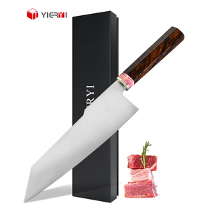 Cuchillo Japonés Kiritsuke de Cocina Extra Afilado de 8 Pulgadas, Hecho a Mano, de Acero Súper M390 con Alto Contenido de Carbono, con Mango de Madera de Serpiente - Product Image 2