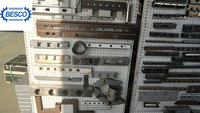 Machine hydraulique de perçage de trous en acier inoxydable, Machine de perçage de tubes métalliques, poinçonneuse de profil carré