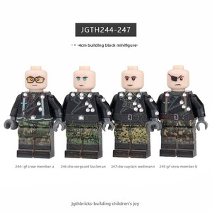 JGTH244-247 Blocs de construction UV de haute qualité pour soldat de char blindé allemand - Figurines en blocs de construction en plastique ABS à petites particules - Product Image 6