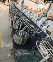 ZBX HM-5TD Industriële Automatische Hefkop Hoge Productiviteit 2kg 4kg Borstelloze Motor Broodmachine Spirale Deegmixer