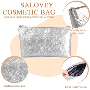 Sacs à <span class=keywords><strong>cosmétiques</strong></span> en cuir PU à grande échelle Radiant Famed Avantage Boîtes de vanité hydrofuges étui de maquillage luxuriant pour table de nuit - Product Image 2