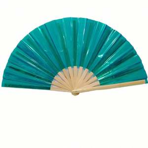 Ventilador de Mano Portátil de 13 Pulgadas, Bambú Tallado y Pintado, con Música y Decoración Festiva, para el Hogar, Negocios o como Regalo - Product Image 5