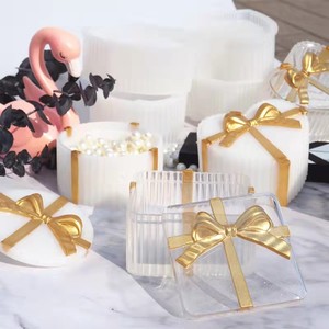 Đầu Riser Tự Làm Trái Tim Hình Bầu Dục Đồ Trang Sức Lưu Trữ Hộp Nến Jar Khuôn Với Nắp Epoxy Nhựa Thạch Cao Làm Silicone Khuôn Bánh Công Cụ - Product Image 5