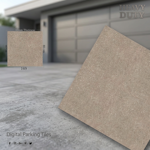 Dalles de parking en porcelaine de qualité AAA, surface pierre, 400x400mm (12mm), antidérapantes, pour extérieur - Product Image 4