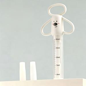 Dosificador de Medicamentos para Mascotas 2 en 1 de 20 ml con Compartimento Separado, Escala Graduada y Puntas Suaves para Perros y Gatos - Product Image 3