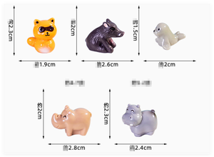 3D Jardín Decorativo Granja Animal Oveja Escultura Resina Caballo Vaca Cordero Conejo Cachorro Piglet <span class=keywords><strong>Ganado</strong></span> pony Perro Pato Pollo Figuritas - Product Image 2