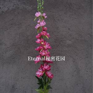 KEWEI-C002 Fleurs artificielles populaires pour mariage, roses en soie rose vif, orchidées de qualité supérieure pour mariage - Product Image 6