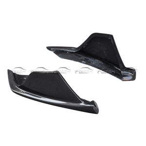 For Toyota Supra A90 MK5 Carbon Fiber Rear Splitters <b>Diffuser</b> Bumper Lip Fins Spoiler 2021 up <b>Car</b> Styling - Product Image 1