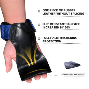 AKADY Poignées de musculation unisexe en caoutchouc antidérapantes avec soutien pour la paume, pour soulevé de terre, tractions, rameuses et entraînements intensifs en salle de sport - Product Image 2