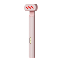 Outil de massage facial portable, microcourant et vibration, baguette de massage pour les yeux