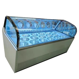 MUXUE congelador para helados Gelato pantalla <span class=keywords><strong>vitrina</strong></span> <span class=keywords><strong>Vitrina</strong></span> refrigerada equipo <span class=keywords><strong>de</strong></span> refrigeración - Product Image 3