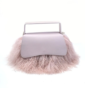 Borsa in Vera Pelle <span class=keywords><strong>con</strong></span> Interno in Montone |   Borsa da Donna in Vera <span class=keywords><strong>Pelliccia</strong></span> di Agnello |   Pronto per la Spedizione |   Consegna Rapida - Product Image 2