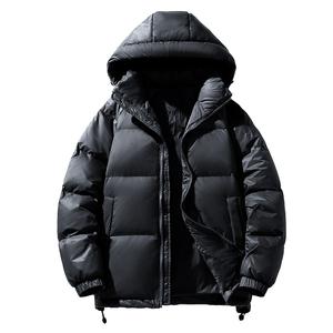 Logo personnalisé Nouveaux amoureux en automne et en hiver veste rembourrée en coton mode lâche coupe-vent chaud manteau rembourré à capuche mode - Product Image 5