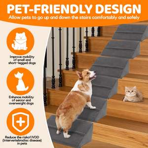Rampas de Seguridad Antideslizantes <span class=keywords><strong>para</strong></span> Interiores, <span class=keywords><strong>para</strong></span> Gatos y Perros Pequeños, Escaleras de Espuma <span class=keywords><strong>para</strong></span> <span class=keywords><strong>Mascotas</strong></span>, Cojín de Espuma <span class=keywords><strong>para</strong></span> Escaleras - Product Image 4