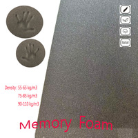 Matériau de coussin en mousse à mémoire de forme respirante à rebond lent et en mousse PU, avec épaisseur personnalisable (2 mm-20 mm) et largeur de 1,2 m à 1,5 m