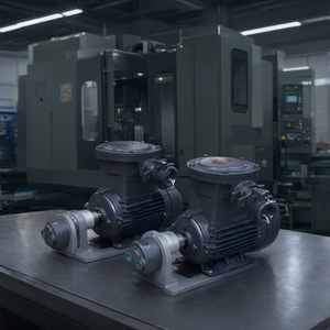 Groupe motopompe antidéflagrant horizontal en fonte WBZ pour la lubrification des machines-outils - Product Image 2