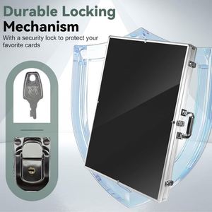 Étagère flottante moderne en aluminium poli, anti-rouille, lavable, avec système de verrouillage, pour cartes de collection, personnalisable, directement de l'usine FX - Product Image 5
