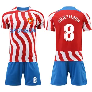 2022 New Design Full Sublimation Sports Kit European Popular Club Soccer Team Uniform