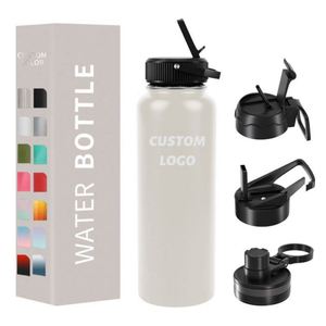 Most Popular 500Ml Outdoor Vacuum Flasks Travel 304 Stainless Steel Water Bottle with Handle - Product Image 5