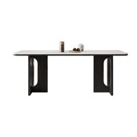 Nouvelle table à manger en bois massif de style nordique de luxe 2026, style rétro pour salon, usage domestique, hôtel, restaurant, chaise pour gîte