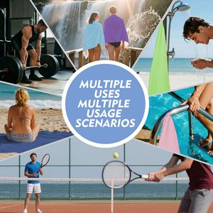 <span class=keywords><strong>Serviette</strong></span> de plage d'été moderne, extra large, pour adulte, à double face, magnétique, en tissu uni, séchage rapide, douce et légère - Product Image 5