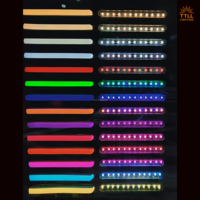 Kit de bande LED néon flexible 12V DC à design séparé, tube diffuseur en silicone 6mm, étanche IP65, 5m, CRI 95 élevé, pour publicité commerciale