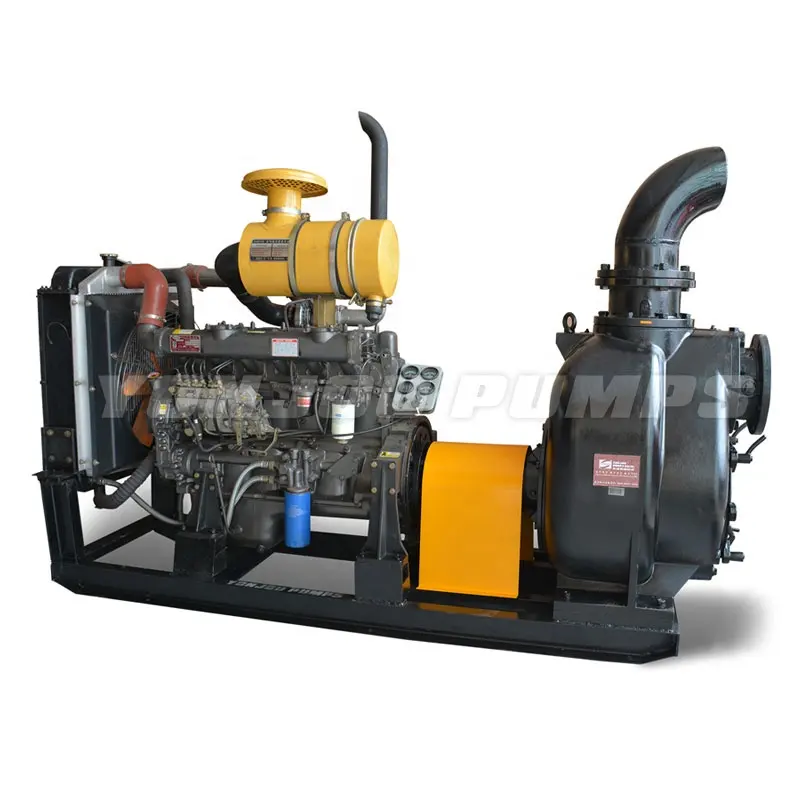 Zx Heavy Duty Centrifugaal Zelfaanzuigende Pomp Dieselmotor Aangedreven Waterpomp Voor Irrigatie