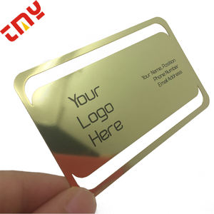 بطاقة أعمال من المعدن الذهبي عيار 24 عالية الجودة فاخرة احترافية زهيدة الثمن للزينة - Product Image 6