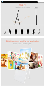 Draagbare 55-Inch Hd Digitale Bewegwijzering Monitor Standalone Led-Backlit Lcd Tv Voor Reclame - Product Image 4