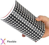 Panneau LED flexible RGB WS2815B DC12V découpable ultra-fin pour rétroéclairage de comptoirs, adressable et programmable pour aménagement paysager