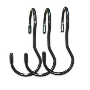 Ganchos metálicos resistentes con capacidad de carga de 30 kg, para montaje en pared en cocina o baño, para almacenamiento de toallas y utensilios. - Product Image 3